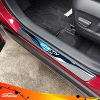 Dải Dán Bảo Vệ Bàn Đạp Cửa Xe Hơi Bằng Thép Không Gỉ Cho Mazda 3 6 CX30 CX5 2013-2024