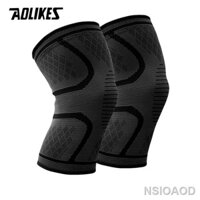 ♟◘Đai đầu gối Aolikes AL 7718 bán sỉ, đai bó ống khớp băng cuốn bảo vệ quấn gym thể thao yoga bóng đá chuyền xe đạp