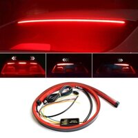 Dải Đèn LED DRL 12V 90CM / 100CM Ánh Sáng Đỏ Chống Nước Thông Dụng Gắn Đuôi Xe Hơi