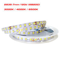 Dải đèn LED SANAN Highlight 5 mét 2835-7mm-120D một màu dòng điện không đổi 6B10C với 3000K/4000K/6500K.