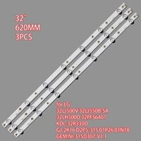 Dải đèn nền LED cho LG 32LJ500V 32LJ550B-SA 32LH500D 32PFS6401 KDL-32R330D GJ-2K16 D2P5-315 01P26 01N18 GEMINI-315D307-V1.1