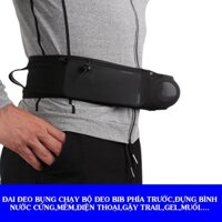 Đai Đeo Bụng Chạy Bộ Đựng Điện Thoại,Bình Nước Cứng Hoặc Mềm,Gậy Trail,Đeo Bib,Gel,Muối...