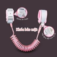Đai đeo tay cho mẹ và bé Yale77 chống lạc, chống cắt cho bé Dây dắt trẻ em đi dạo phản quang lõi thép có khóa