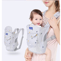 Đai địu đa năng cho bé mặt lưới thoáng gọn nhẹ