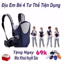 Đai Địu Em Bé 4 Tư Thế An Toàn Cho Bé hoangkha