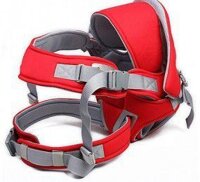 Đai địu em bé 6 tư thế Baby Carrier - Màu đỏ - Hàng chính hãng