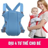 Đai Địu Em Bé Sơ Sinh,Địu 4 Tư Thế Cho Bé,Đai Bế Bé, Đai Nịt An Toàn Cho Trẻ Em Ngồi Xe Máy Tiện Lợi