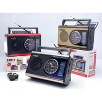 Đài FM Bluetooth  HR-40BT Loa bluetooth kết hợp đài radio Tích hợp đồng hồ và đèn pin Phong cách cổ điển vintage