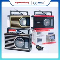 Đài FM Bluetooth  HR-40BT Loa bluetooth kết hợp đài radio Tích hợp đồng hồ và đèn pin Phong cách cổ điển vintage