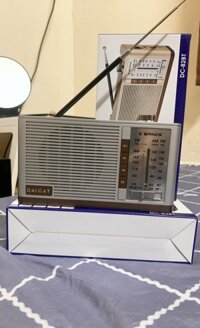 ĐÀI FM DC- 82BT  Am Fm Sw- bluetooth Đa Chức Năng  Radio mẫu mới Hàng Chính Hãng - Ghi trắng