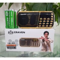 đài Fm radio Caraven-853 (3Pin) ,nghe FM-nhạc MP3 ,USB- Hàng Chính Hãng
