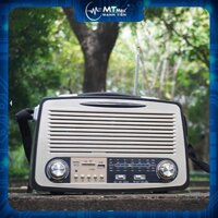 Đài FM RADIO MD-1700BT - Loa nghe nhạc kết hợp đài radio 4 băng tần  kiểu mini nhỏ gọn với ngoại hình hiện đại, cá tính