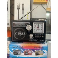 Đài FM WAXIBA XB-741C Phiên Bản Mới Nhất. Dò Sóng Radio Cực Tốt, Tích Hợp Đồng Hồ Và Đèn Pin. Bảo Hành Lên Đến 12 Tháng