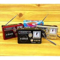 ĐÀI FM WAXIBA XB-XB741C CÓ ĐỒNG HỒ , NGHE NHẠC USB THẺ NHỚ RADIO AM FM SW CÓ ĐÈN PIN THEO KÈM PIN SẠC  741 HÀNG CHÍNH HÃNG