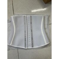 Đai Gen Nịt Bụng Latex Giảm Eo &amp; Mỡ Bụng Latex Slim Shaper 9 xương, gen nịt bụng latex - Xám,XXXSEo < 58cm