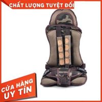 Đai Ghế Ngồi Đa Năng Cho Bé Trên Xe Hơi Ô Tô Loại Cao Cấp, Đệm Lót Ghế Ô Tô Cho Con Nít - Nâu