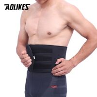 Đai hỗ trợ thắt lưng cột sống tập gym AOLIKES A-1690 Sport waist protector - Black - L