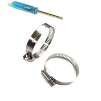 Đai inox 304 giữ khuôn vải làm bánh cuốn Bánh ướt tặng kèm tô vít nhỏ - 21.3 - 23.5cm