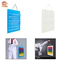 Đai Karate Tổ Chức Chống Bụi Nhẹ Di Động Taekwondo Đai Hiển Thị Giá Đỡ Đai Karate Hiển Thị Giá Đỡ Cho 8 Đai