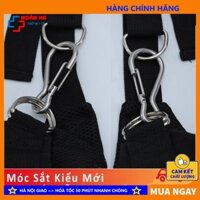 Đai Kéo Giãn Cột Sống Lưng, Đai Treo Xà Đơn Kéo Dãn Cột Sống, Có Đệm Nách, Móc Inox HÀNG CTY - HÀNG CTY