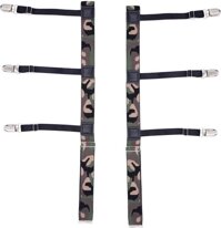 Đai kẹp giữ áo sơ mi 1 cặp - Họa tiết lính