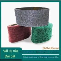 Đai khí nén Phụ kiện chà nhám Vòng cọ rửa 260 * 60mm Mài kim loại Đánh bóng Tấm nhôm thép không gỉ Đai chải
