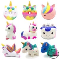 [ĐẠI KHỔNG LỒ] Squishy hình bánh hình thú hình trái cây tạo thế bung file bóp trút giận mềm mại và mượt mà giải phóng st