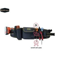 Đai kỹ thuật đeo hông đựng đồ nghề cơ khí màu đen chống thấm nước cao cấp