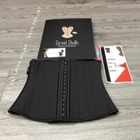 Đai latex 25 xương cao su non Hy Lạp - Gen nịt bụng giảm mỡ - Đai định hình lên dáng chuẩn - Đen 26cm,XXLbụng 106- 114cm