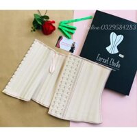 Đai latex 25 xương cao su non Hy Lạp - Gen nịt bụng giảm mỡ - Đai định hình lên dáng chuẩn - Da 26cm,XXXSbụng 55 - 61cm