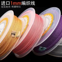 Đài Loan 1MM Mambo Chủ Đề Mặt Dây Chuyền Ren Vòng Tay Bện Dây Đỏ Tự Làm Ngôi Sao Mặt Trăng Dây Gỗ Bồ Đề Chơi Sợi Dây Đính Hạt20250303