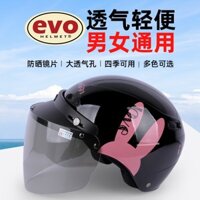 Đài Loan EVO Mũ Bảo Hiểm Ô Tô Ắc Quy Chạy Điện Mũ Bảo Hiểm Bốn Mùa Chung Cho Nam Và Nữ CA - 110