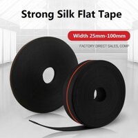 Đai lụa chắc chắn Đai phẳng màu đen Vải nâng Đai băng tải cao su chống mài mòn -2 / 3 mét