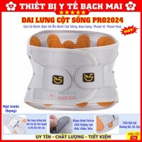 Đai Lưng Cố Định Cột Sống Thắt Lưng PRO2024 Dùng Cho Người Đau Lưng Thoát Vị, Thoái Hoá - MẪU MỚI ĐAI LƯNG THOÁNG KHÍ