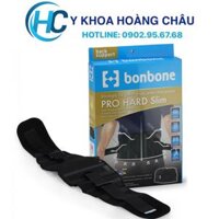 Đai lưng Cột Sống Bonbone Pro Hard Slim Màu Đen - M68-85