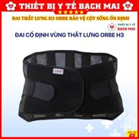 Đai Lưng Cột Sống H3 Orbe Hỗ Trợ Thoát Vị, Thoái Hóa, Đau Mỏi Lưng