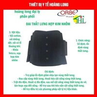 Đai lưng cột sống hợp kim nhôm Orbe hỗ trợ cố định vùng thắt lưng - Hàng Việt Nam chất lượng cao