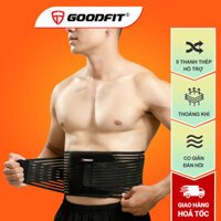 Đai lưng cột sống thoáng khí, có thanh nẹp GoodFit GF725WS đai cột sống giảm chấn thương lưng, cột sống - SIZE L