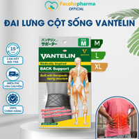 Đai Lưng Cột Sống Vantelin Hỗ Trợ Chống Đau Lưng Cố Định Và Kéo Giãn Cột Sống Thắt Lưng Hạn Chế Gù Lưng