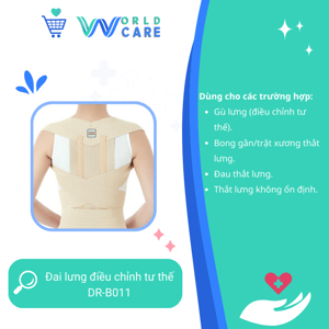 Đai lưng điều chỉnh tư thế vai lưng DR.MED DR-B011
