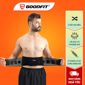 Đai lưng tập gym GoodFit GF722WS