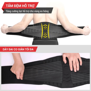 Đai lưng tập gym GoodFit GF722WS