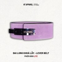 Đai Lưng Tập Gym HT Apparel Khóa Lẫy Phiên bản Mềm - HT Apparel Lever Belt Phiên bản LITE