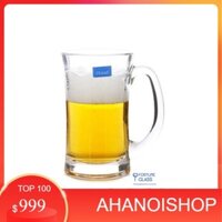 ĐẠI LÝ OCEAN CHÍNH HÃNG Bộ 6 Cốc Ly Bia Có Quai Uống Bia Thủy Tinh Đẹp Lugano Mug Ocean – P00740 (330ml) (NH)