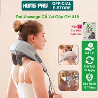 Đai Massage Cổ Vai Gáy Hồng Ngoại GH-818, Máy Massage Cổ Đa Năng Giảm Đau Mỏi Cổ Vai Gáy