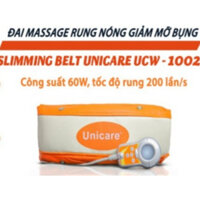 Đai Massage Rung Nóng Giảm Mỡ Bụng Slimming Belt Unicare UCW - 1002 - Với 5 tốc độ rung khác nhau với 2 mô tơ bền bỉ .Bả