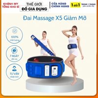 Đai Massage Rung Nóng X5 Giảm Mỡ Bụng, Toàn Thân Cao Cấp Hàng Chính Hãng Bảo Hành 12 Tháng (APS)