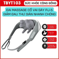 Đai mát xa cổ vai gáy PJ-5, nhiều tính năng hiện đại kết hợp chườm nóng, đấm bóp mới, sử dụng đa năng, chất liệu an toàn
