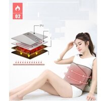 Đai mat xa quấn nóng rung giảm mỡ bụng