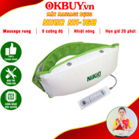 Đai Máy Massage Bụng Nikio NK-168 - Công Nghệ Rung Tần Số Cao Và Nhiệt Nóng - Hỗ Trợ Giảm Mỡ, Làm Săn Chắc Cơ Bụng Nhanh, Làm Ấm Bụng, Giảm Đau Bụng Kinh